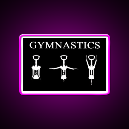 Gymnastics Man Cave Bar Led Neon Sign Rgb Color