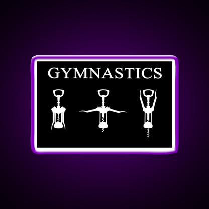 Gymnastics Man Cave Bar Led Neon Sign Rgb Color