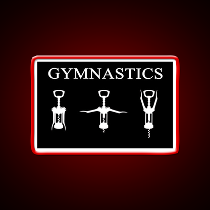 Gymnastics Man Cave Bar Led Neon Sign Rgb Color