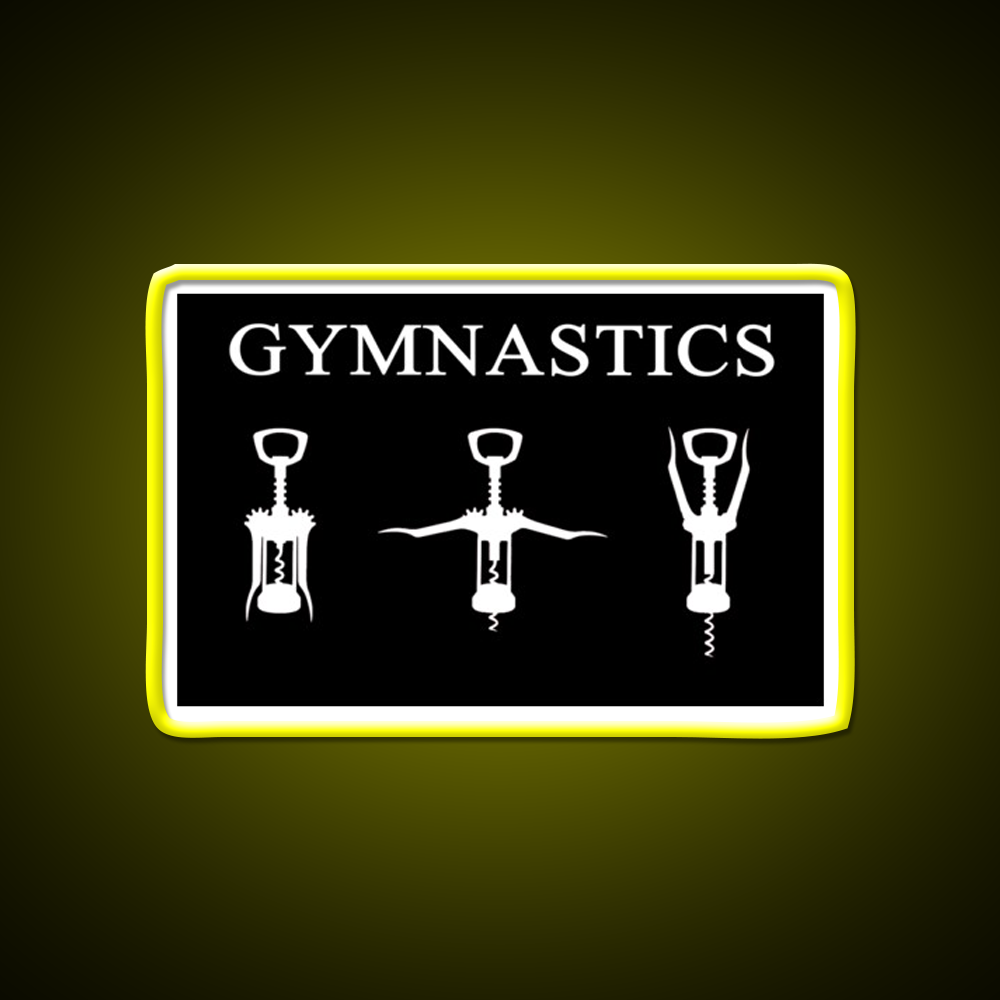 Gymnastics Man Cave Bar Led Neon Sign Rgb Color