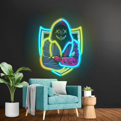 Hacker Mascot Led Neon Sign Light Custom Led Signs