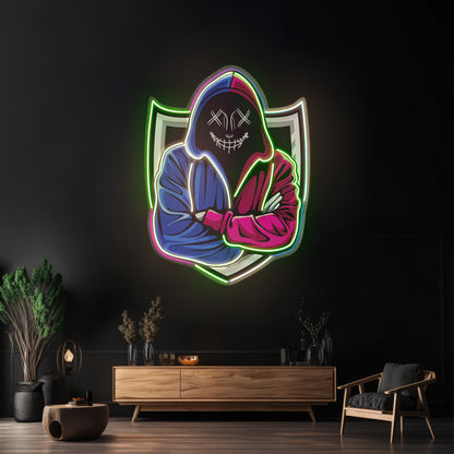 Hacker Mascot Led Neon Sign Light Custom Led Signs