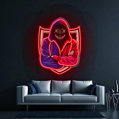 Hacker Mascot Led Neon Sign Light Custom Led Signs