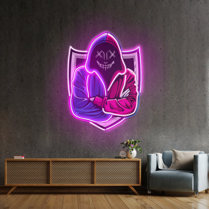 Hacker Mascot Led Neon Sign Light Custom Led Signs