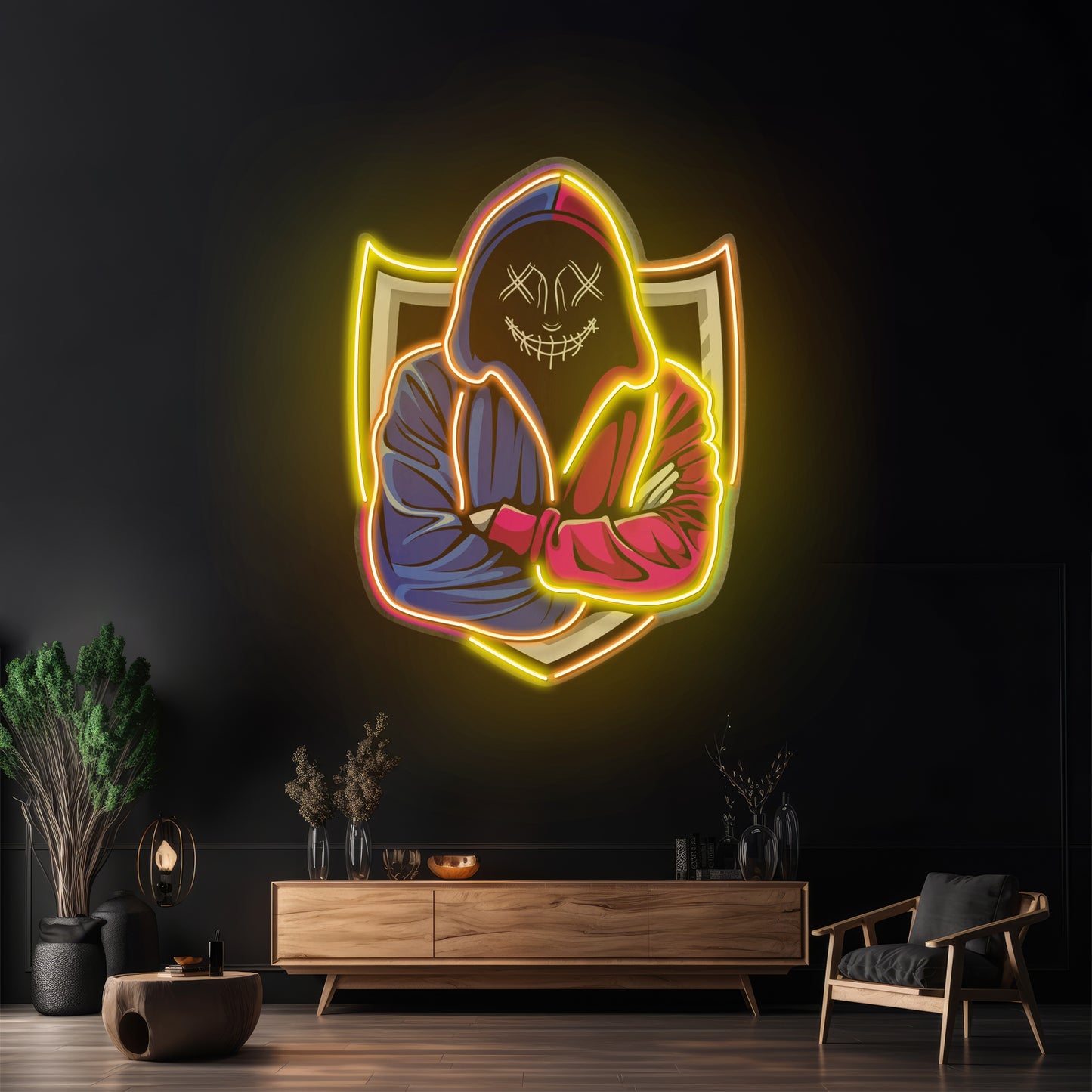 Hacker Mascot Led Neon Sign Light Custom Led Signs