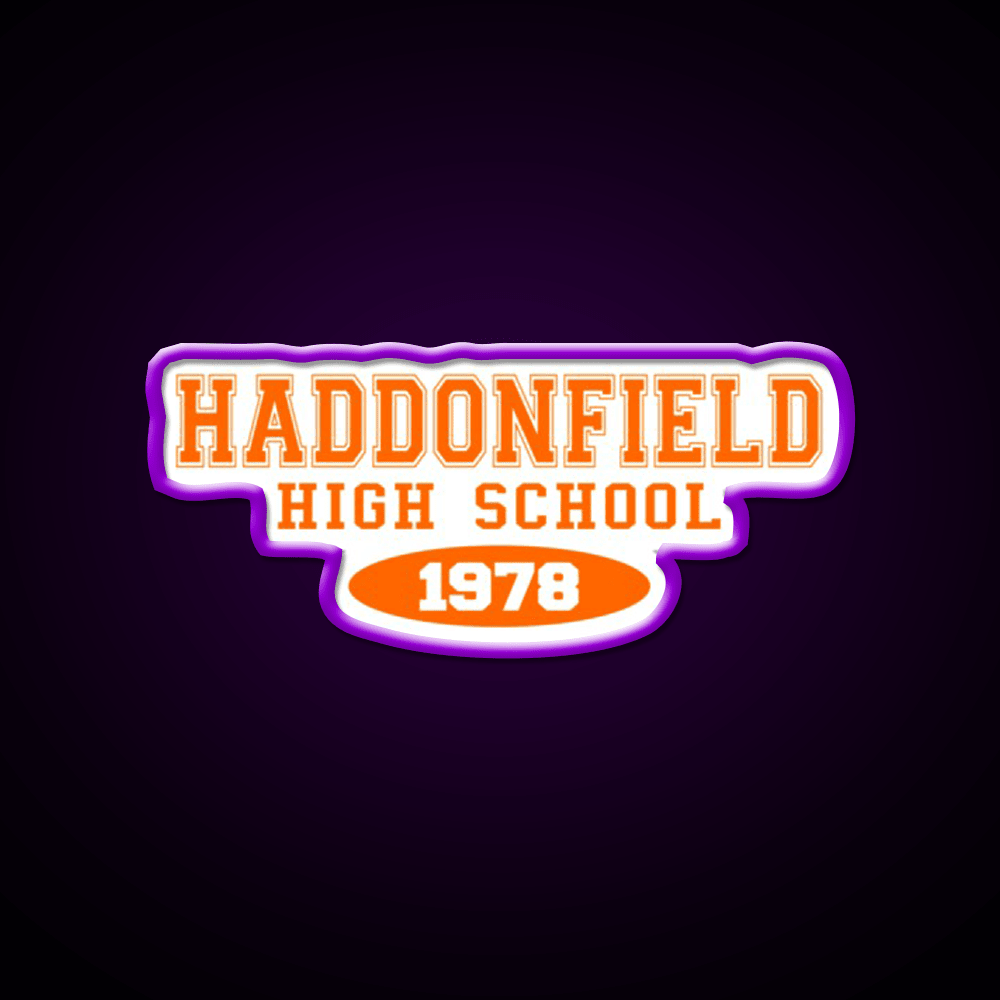 Haddonfield High School Whiskey Drink Bar Led Neon Sign Rgb Color - Shineneon
