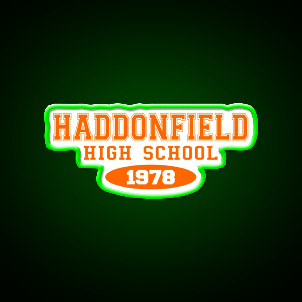 Haddonfield High School Whiskey Drink Bar Led Neon Sign Rgb Color - Shineneon