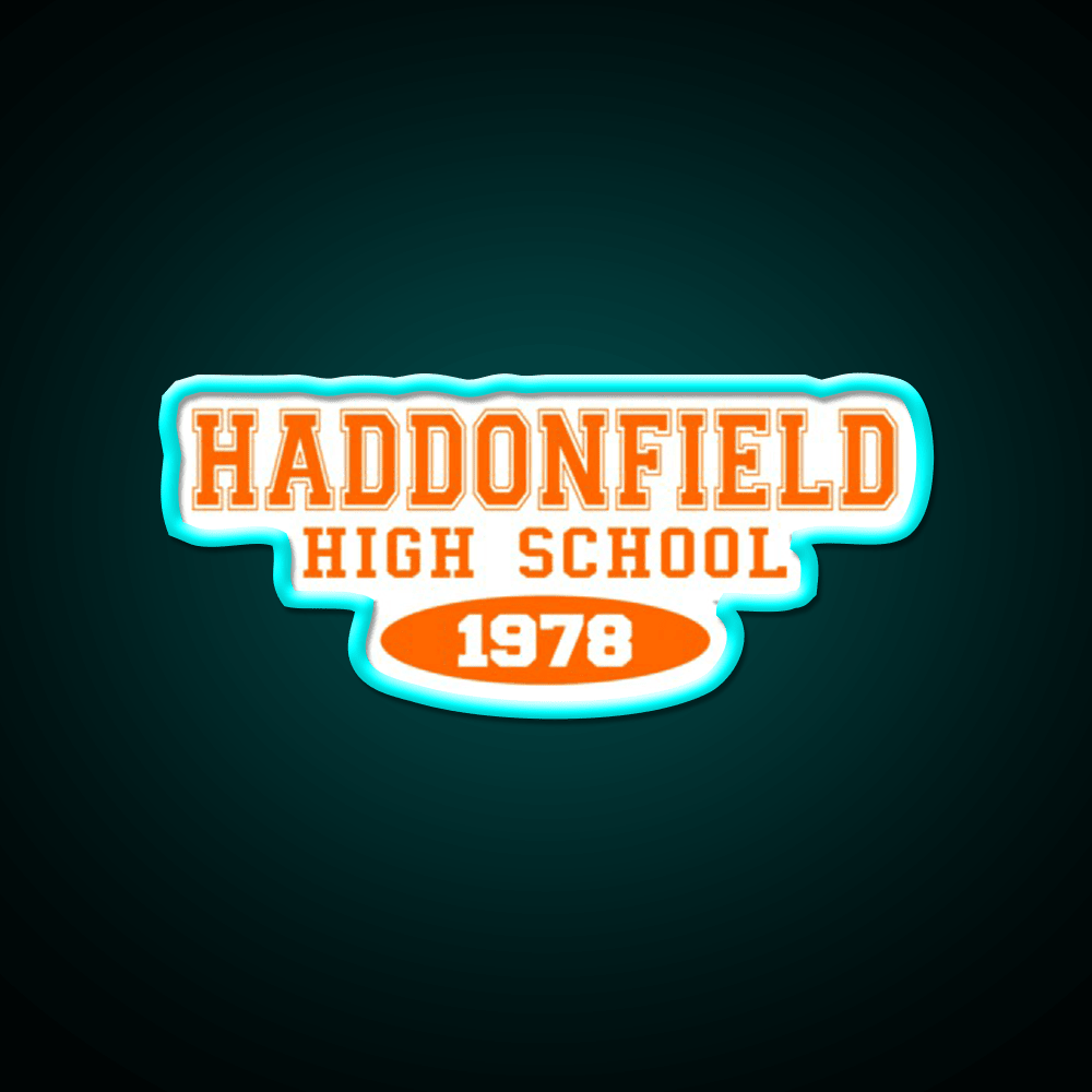 Haddonfield High School Whiskey Drink Bar Led Neon Sign Rgb Color - Shineneon