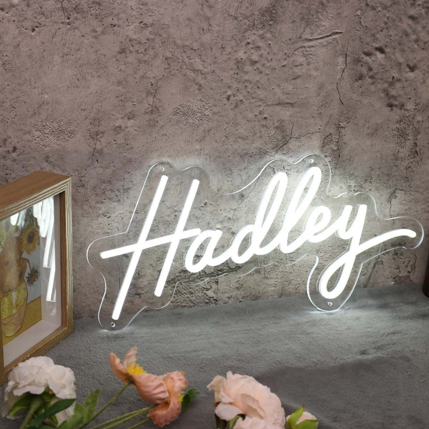 Hadley White Led Neon Sign - Shineneon