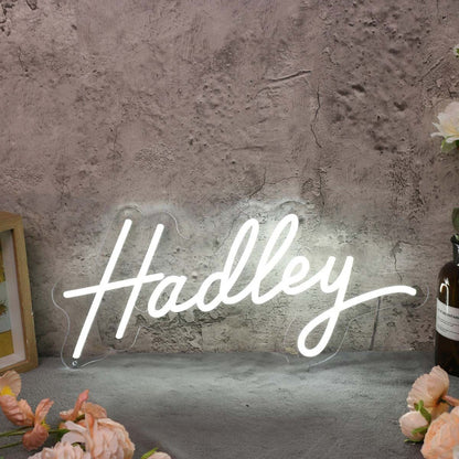 Hadley White Led Neon Sign | Shineneon