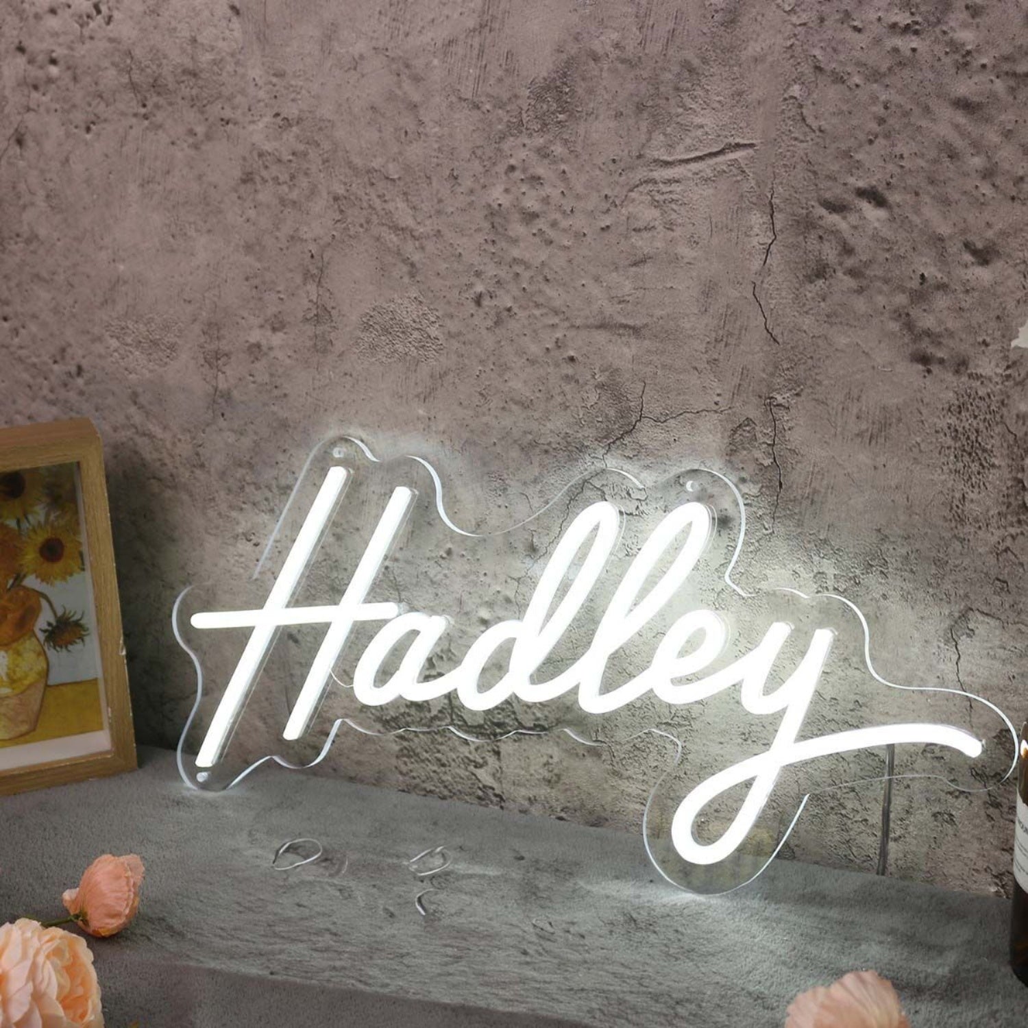 Hadley White Led Neon Sign - Shineneon