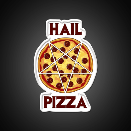 Hail Pizza Without Olives Fast Food Led Neon Sign For Burger Place Rgb Color - Shineneon