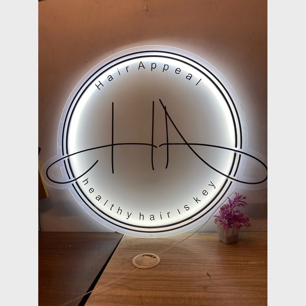 Hair Appeal Healthy Hair Is Key Acrylic Business Logo Sign - Shineneon