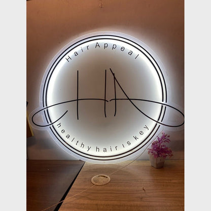 Hair Appeal Healthy Hair Is Key Acrylic Business Logo Sign - Shineneon
