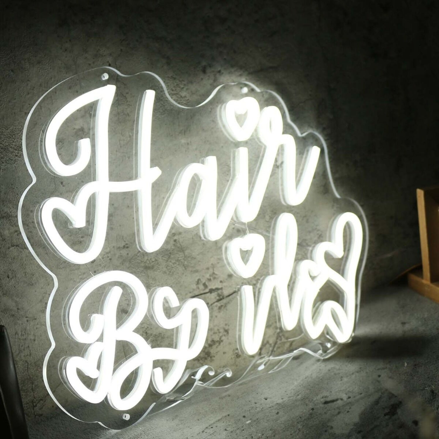 Hair Braids White Led Neon Sign | Shineneon