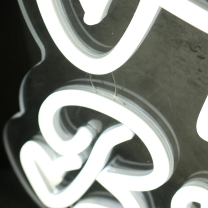 Hair Braids White Led Neon Sign - Shineneon