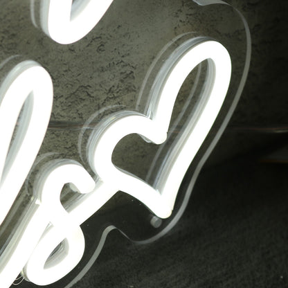 Hair Braids White Led Neon Sign - Shineneon