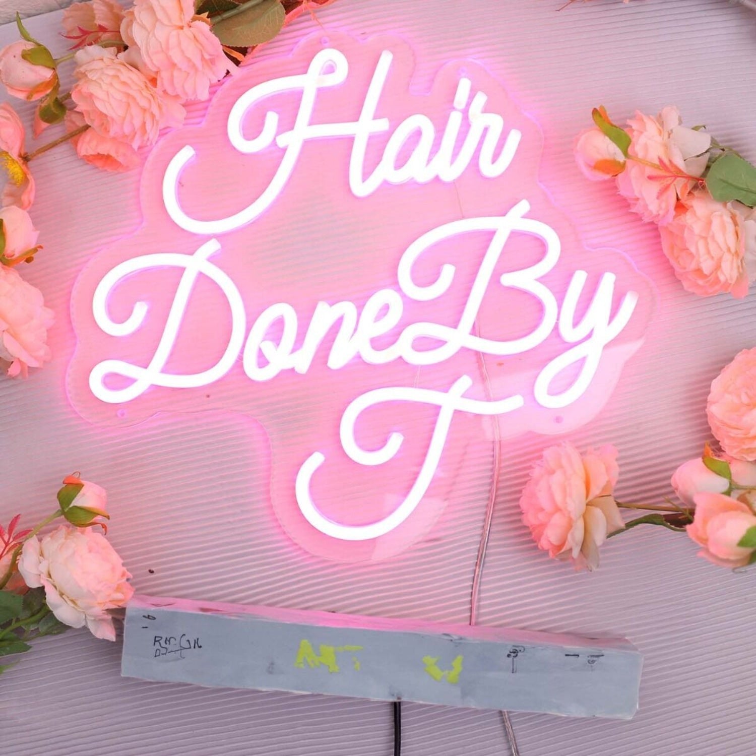 Hair Done By J Red Led Neon Sign - Shineneon