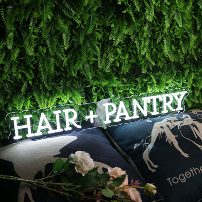 Hair Pantry White Custom Led Neon Sign | Shineneon
