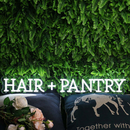 Hair Pantry White Custom Led Neon Sign | Shineneon