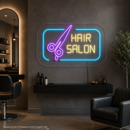 Hair Salon LED Neon Sign Wall Neon Sign - 04 Size Image