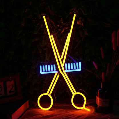 Hair Scissors Led Neon Sign | Shineneon