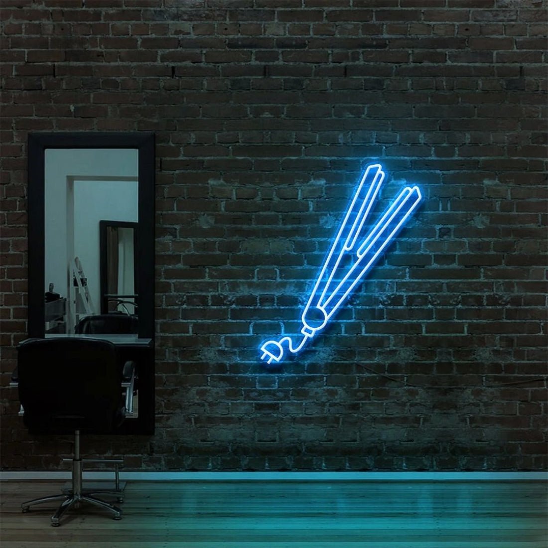 Hair Straightener Led Sign Business Neon Sign - Shineneon