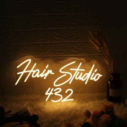 Hair Studio 432 Neon Sign | Shineneon