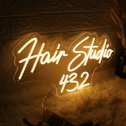 Hair Studio 432 Neon Sign | Shineneon