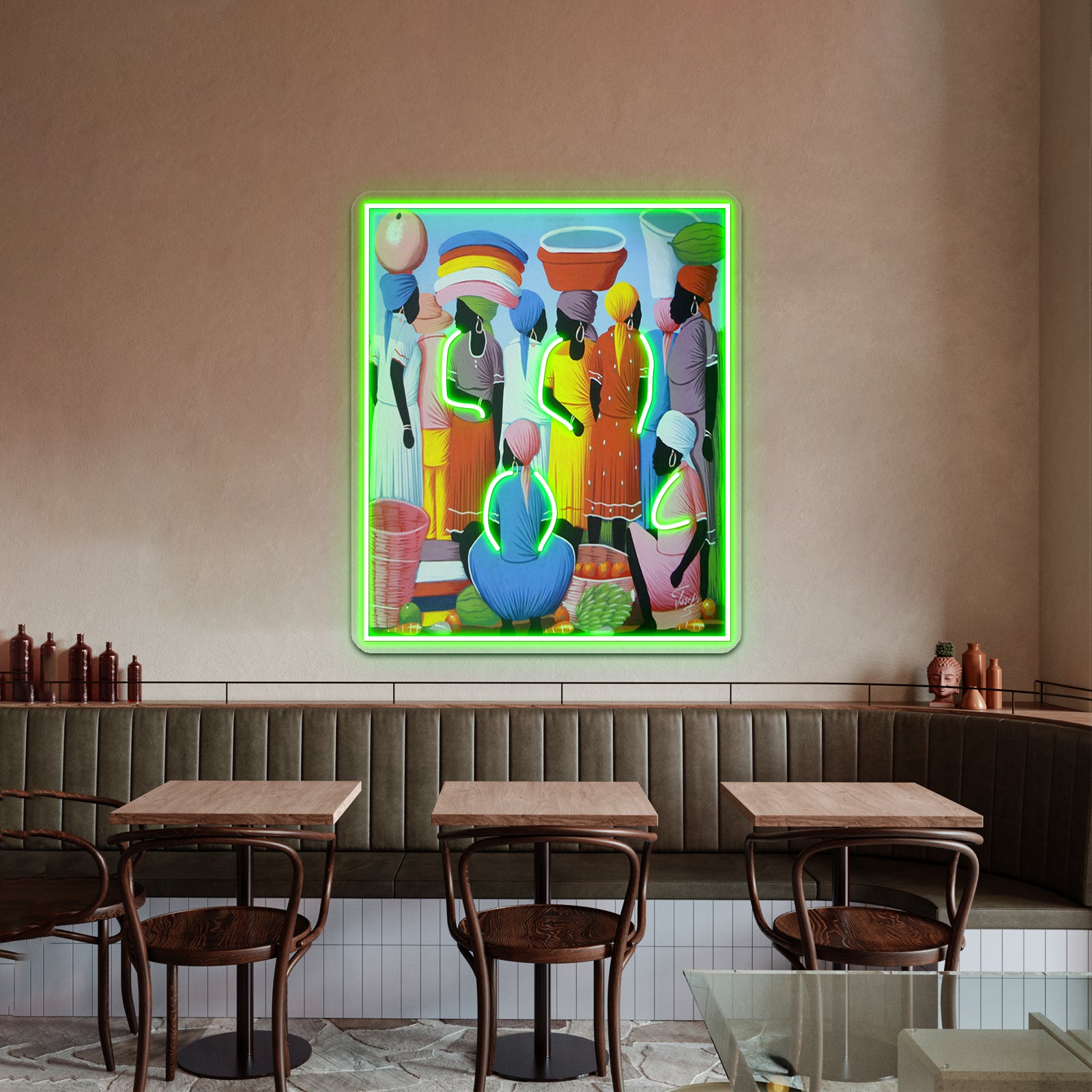 Haiti Print Art Wall Artwork Neon Signs | Shineneon