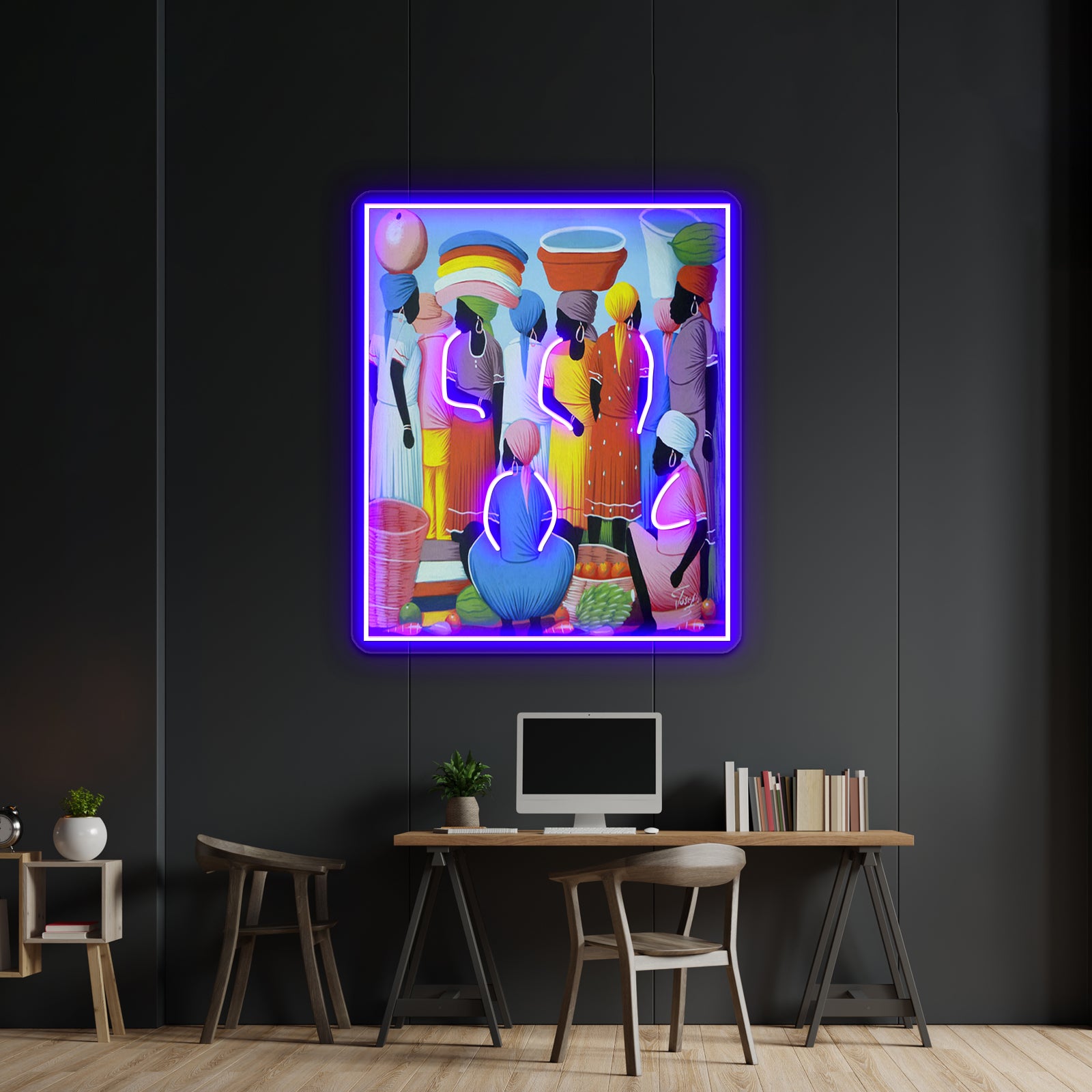 Haiti Print Art Wall Artwork Neon Signs | Shineneon