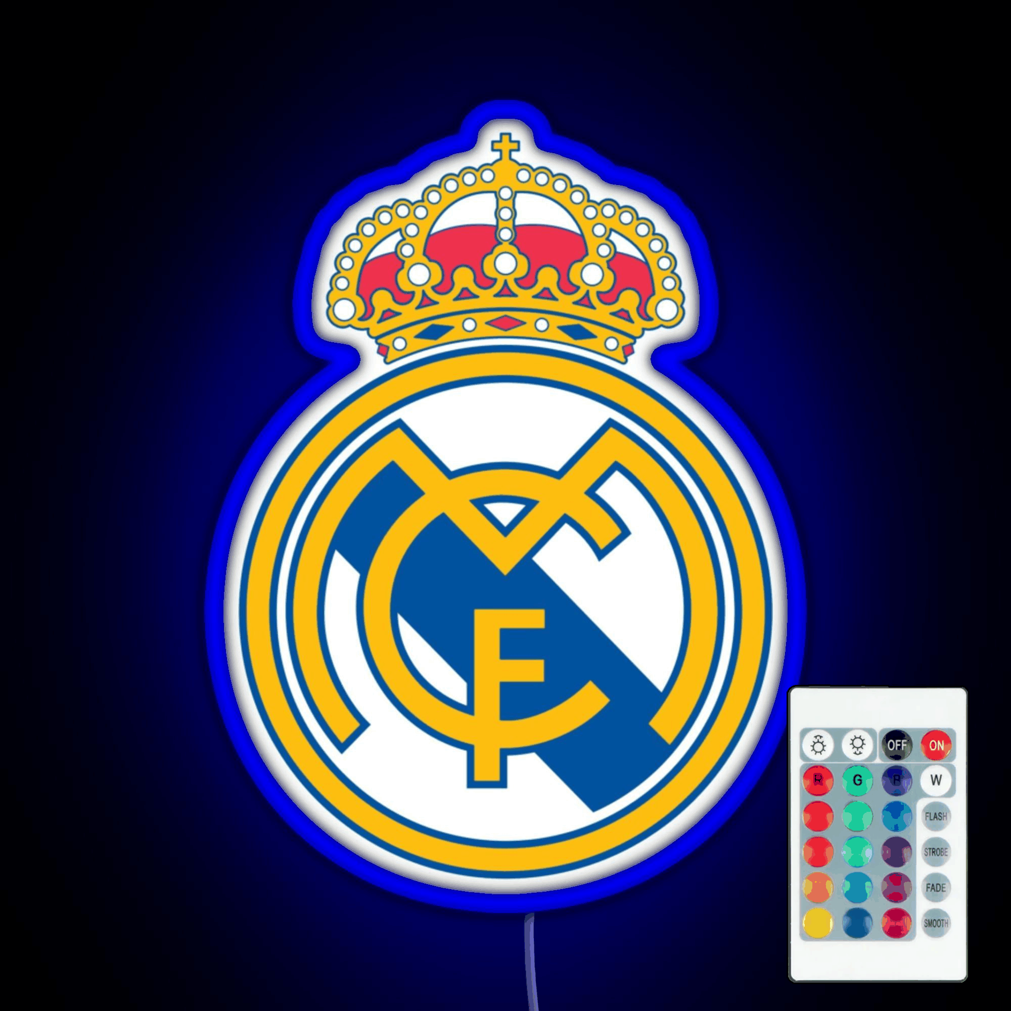 Hala Madrid Rgb Led Neon Sign Pop Wall Art