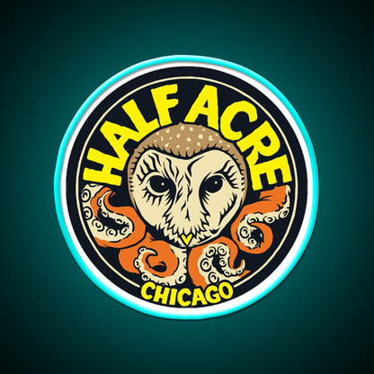 Half Acre Brewing Company Beer Bar Decor Led Neon Sign Rgb Color