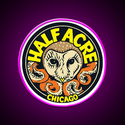 Half Acre Brewing Company Beer Bar Decor Led Neon Sign Rgb Color