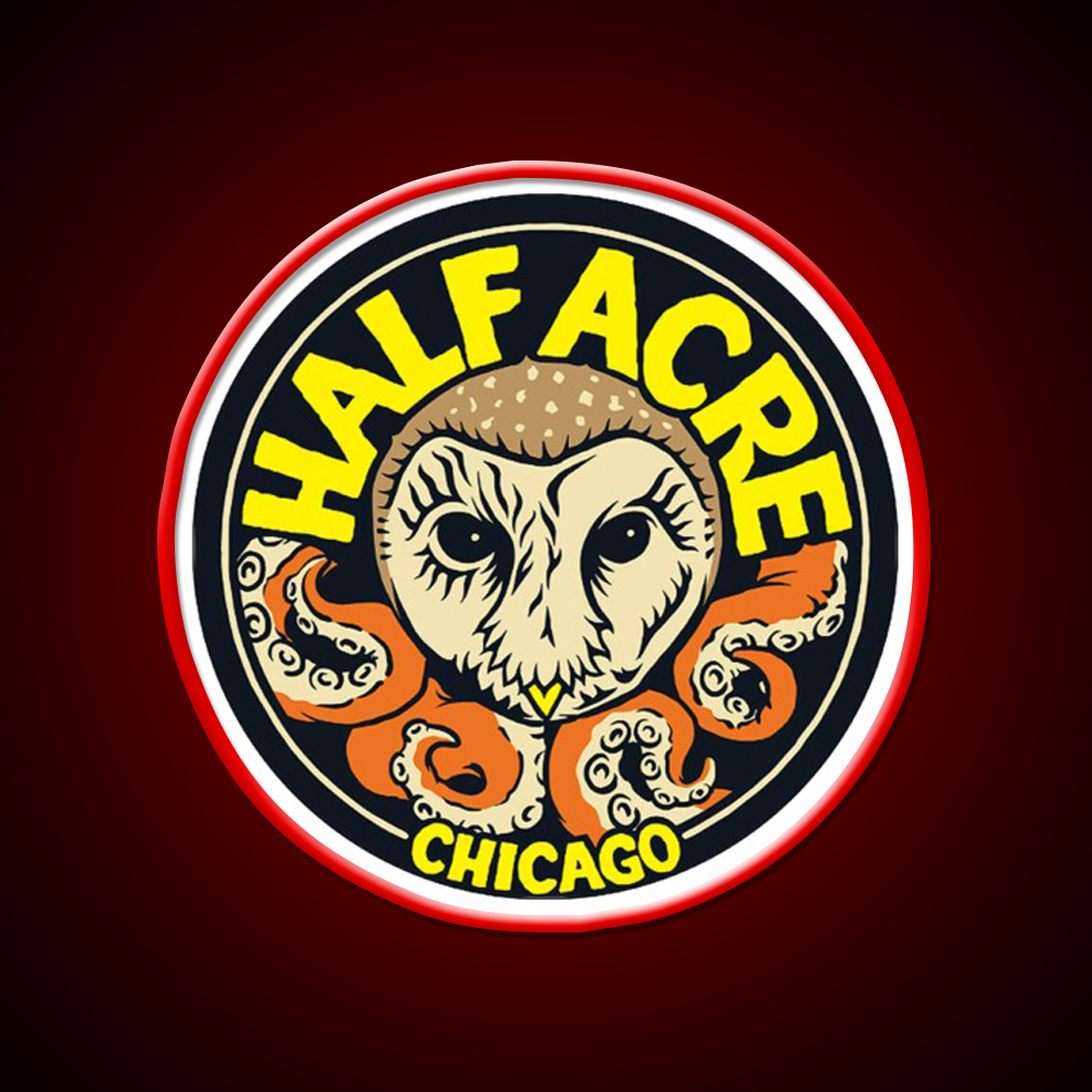 Half Acre Brewing Company Beer Bar Decor Led Neon Sign Rgb Color