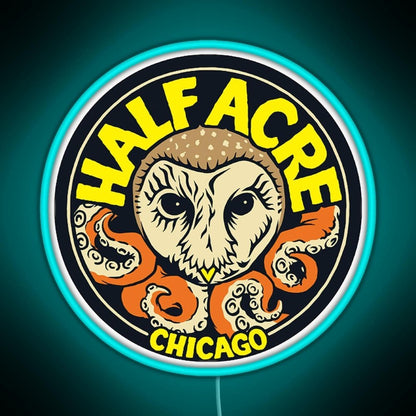 Half Acre Brewing Company Rgb Led Neon Sign Pop Wall Art - Shineneon