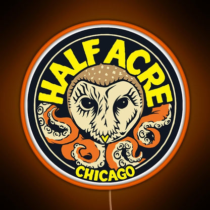 Half Acre Brewing Company Rgb Led Neon Sign Pop Wall Art - Shineneon