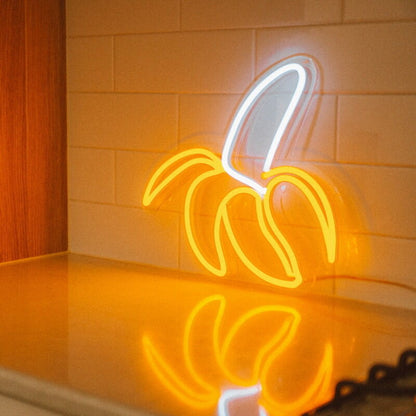 Half Peeled Banana Led Neon Sign | Shineneon