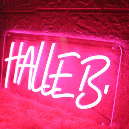 Halleb Red Led Neon Sign - Shineneon