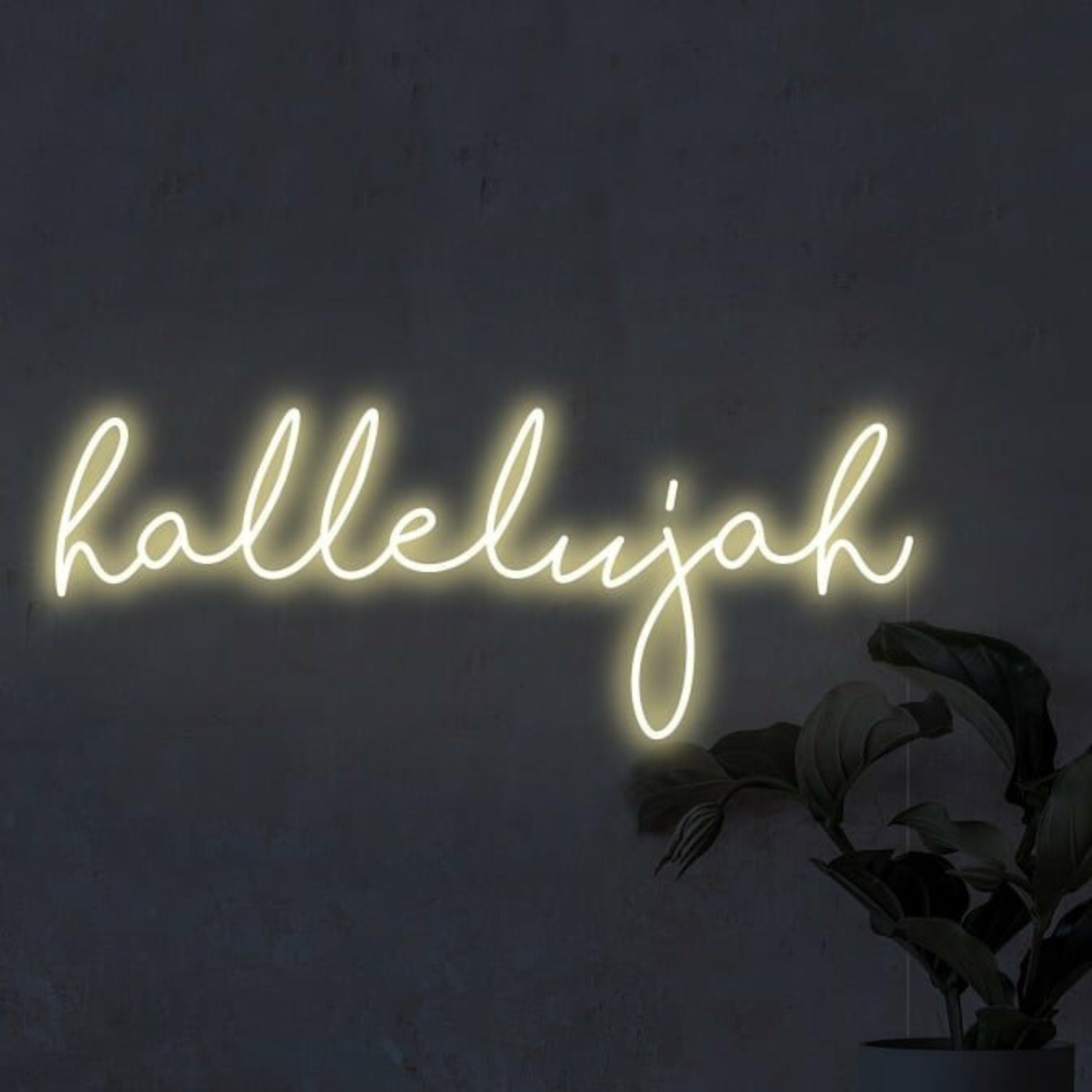 Hallelujah Led Neon Sign Wall Art | Shineneon