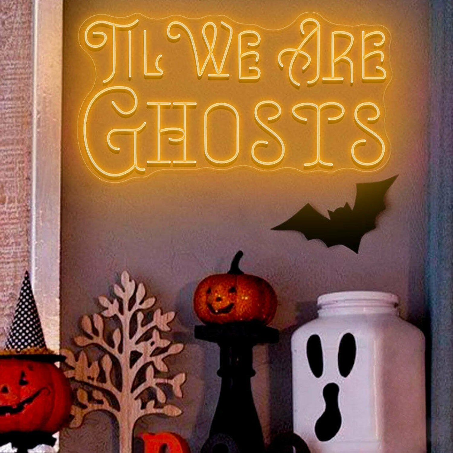 Halloween Battery Operated Decor Light Up Home Decor Neon Sign | Shineneon