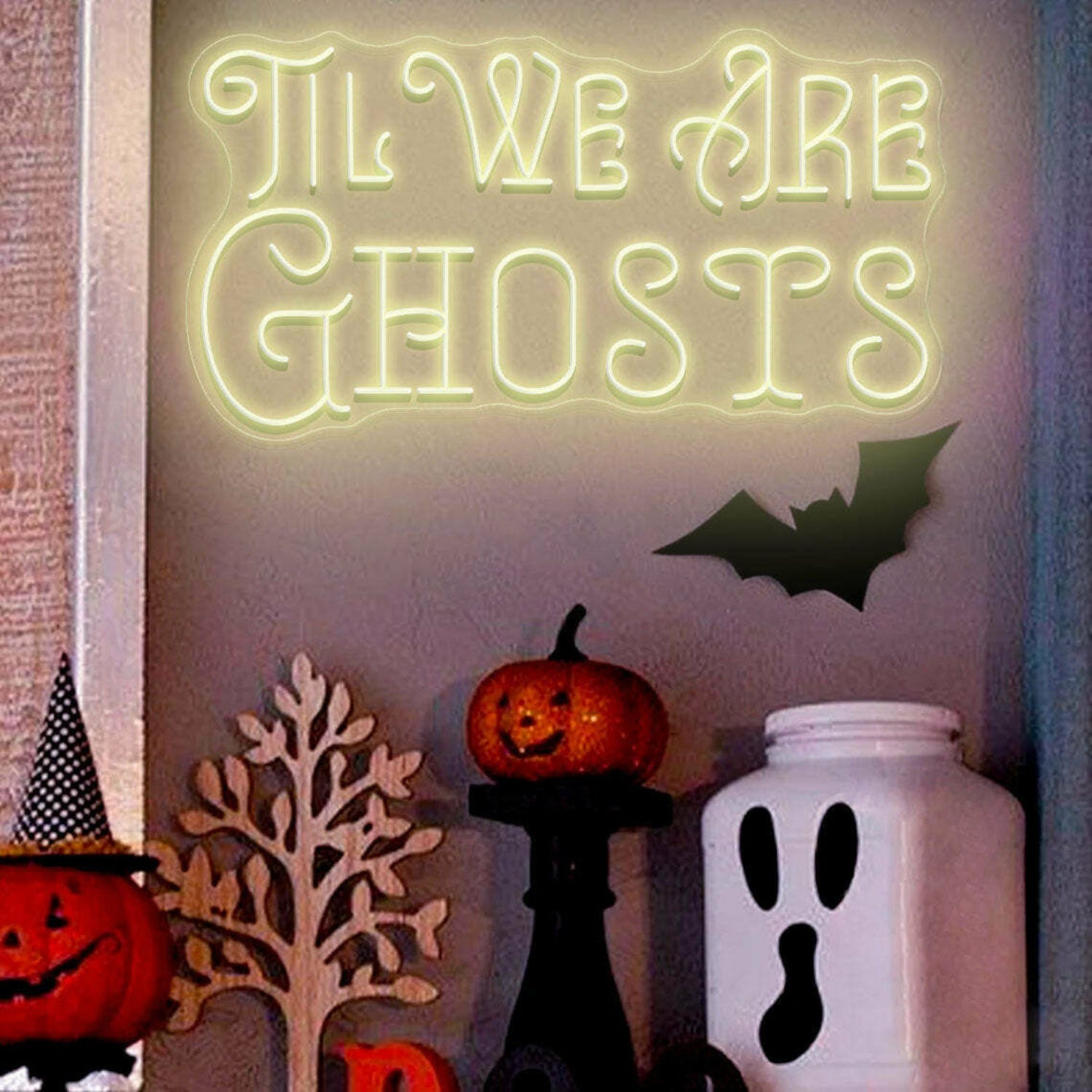 Halloween Battery Operated Decor Light Up Home Decor Neon Sign | Shineneon