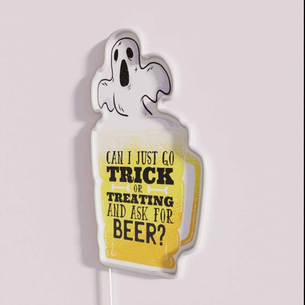 Halloween Beer Rgb Led Neon Sign