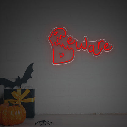 Halloween Beware Led Neon Sign | Shineneon