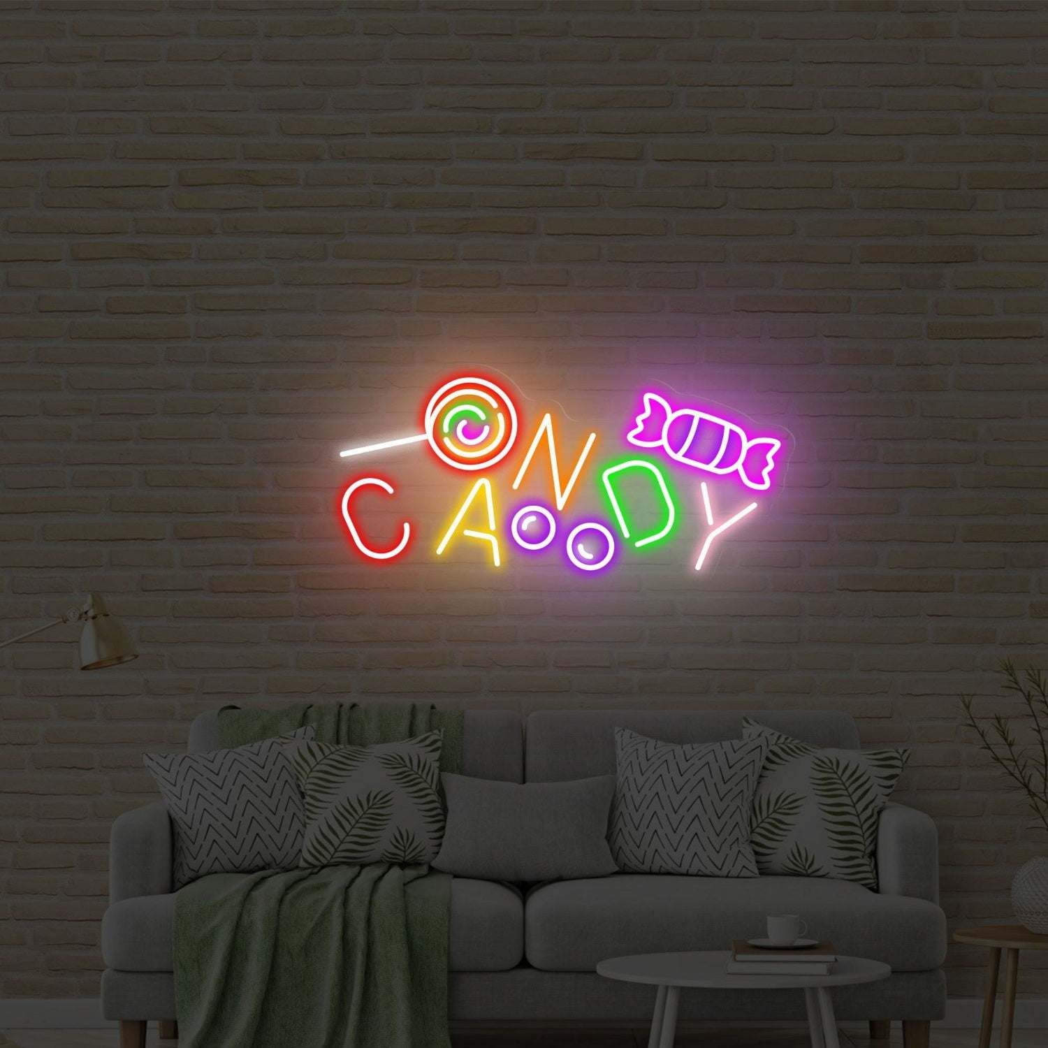 Halloween Candy Neon Sign Pink Led Light | Shineneon