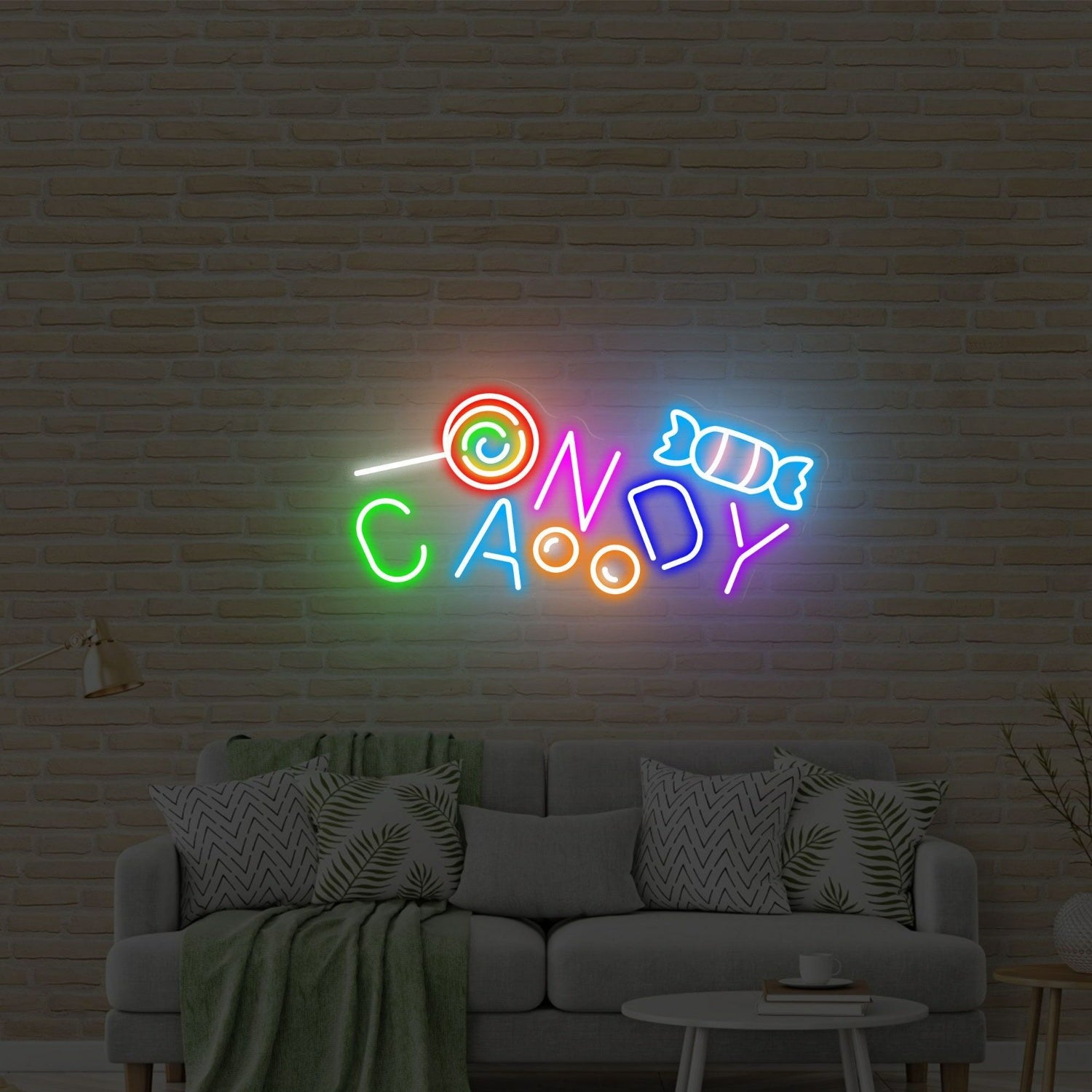 Halloween Candy Neon Sign Pink Led Light | Shineneon