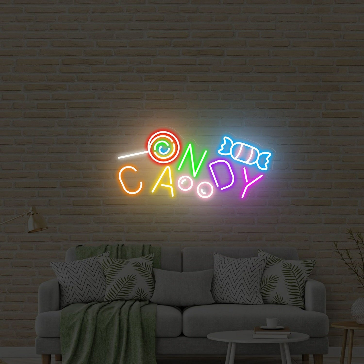 Halloween Candy Neon Sign Pink Led Light | Shineneon