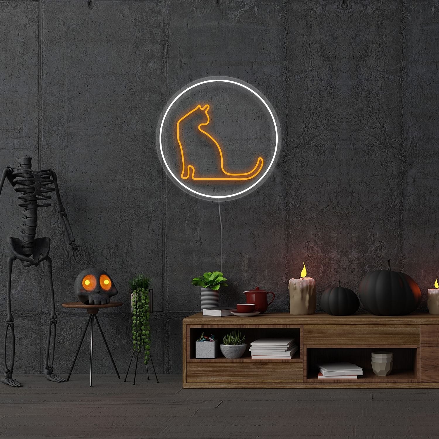 Halloween Cat Neon Light Sign | Shineneon