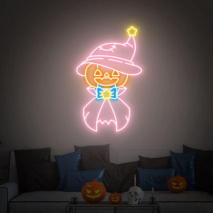 Halloween Celebration With Pumpkin Led Neon Sign | Shineneon