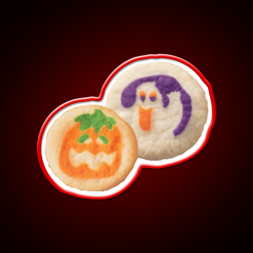 Halloween Cookies Snack Food Led Neon Sign Rgb Color - Shineneon